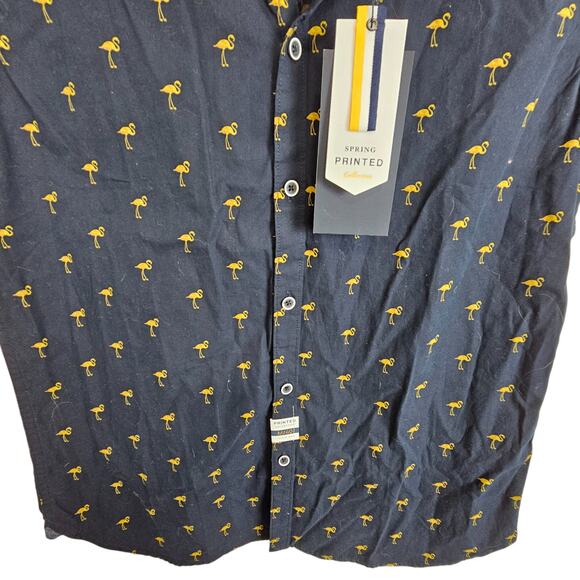 Cactus Man Ricky Singh Shirt Cactus Man Ricky Singh Button Down Shirt M Blue NEW - Picture 3 of 9